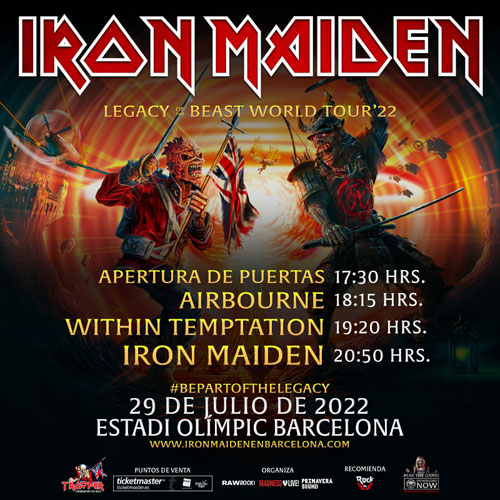 Iron Maiden, ansiada vuelta a Barcelona